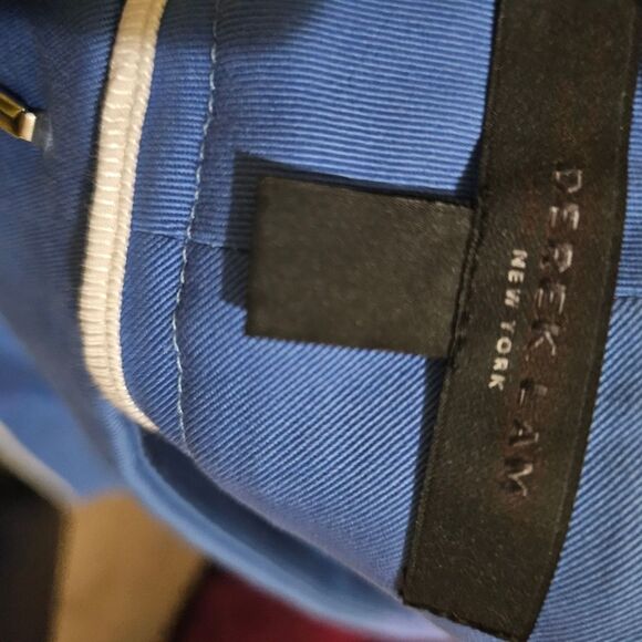 Derek Lam Striped Wide Leg  Culottes Trouser in Blue size 8 - Picture 7 of 8